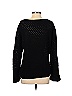 La Classe Couture 100% Acrylic Solid Stars Polka Dots Black Pullover Sweater Size S - photo 2