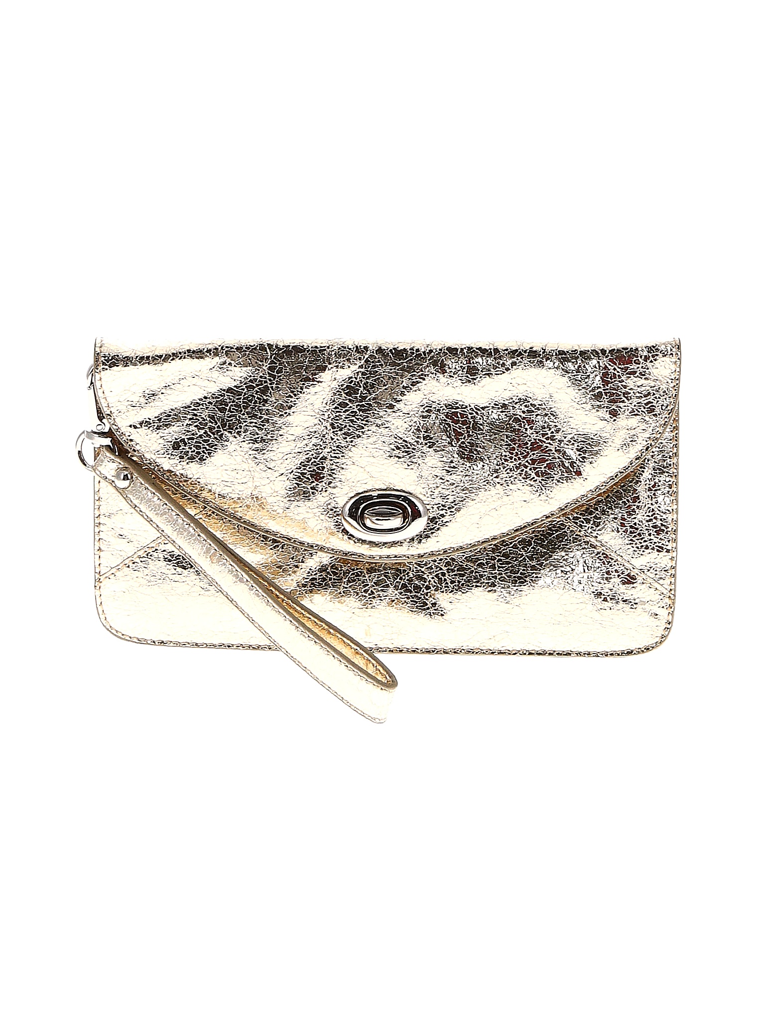 Sorial Sorial Metallic Gold Wristlet One Size - 83% off | thredUP