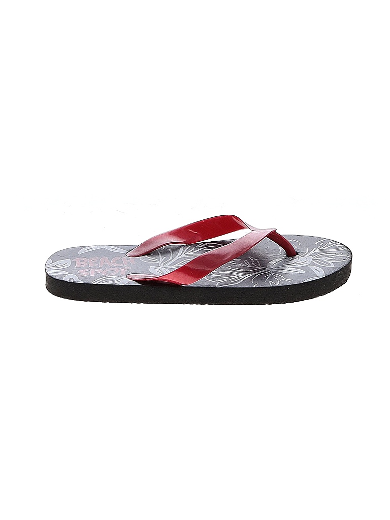 Assorted Brands Silver Red Flip Flops Size 7 - 47% off | ThredUp