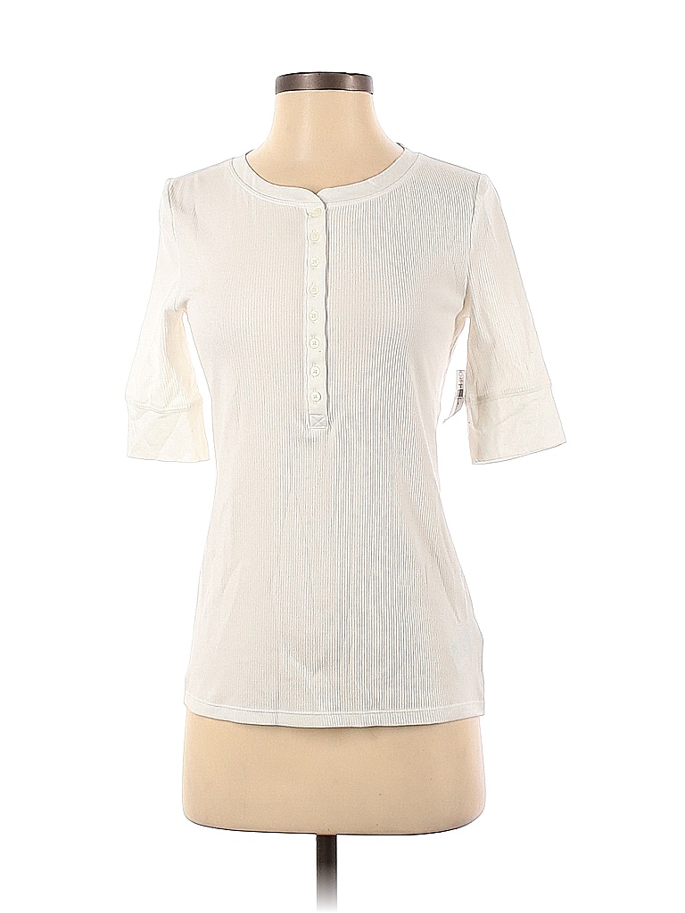 Gap White Short Sleeve Henley Size S - 68% off | thredUP