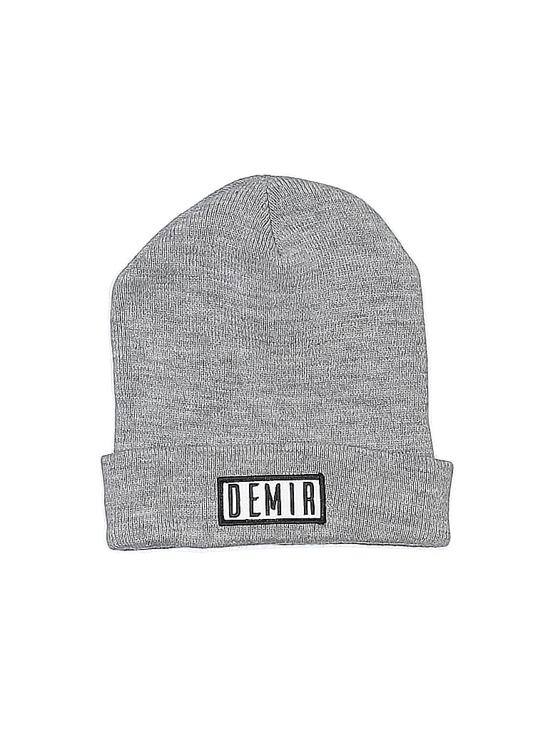 Pre-owned Assorted Brands Beanie Hat In Gray