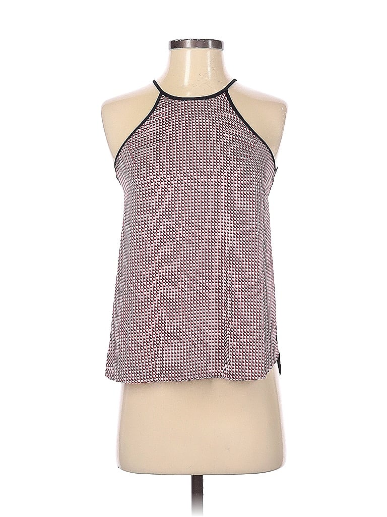 ANN TAYLOR LOFT Pre-owned Sleeveless Blouse In Red