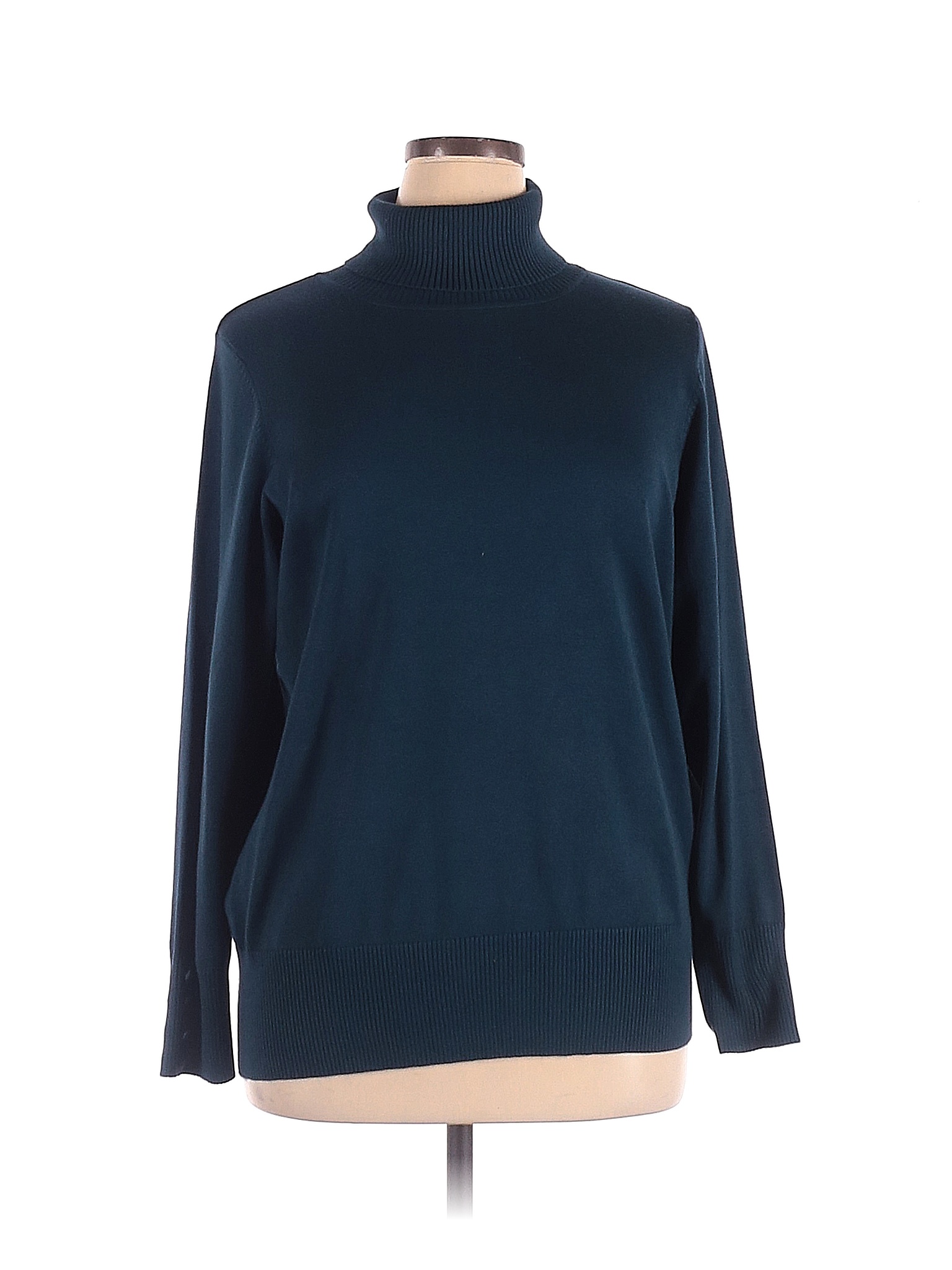 retrology Teal Turtleneck Sweater Size 1X (Plus) - 68% off | thredUP