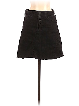 Just Black Denim Skirt (view 1)