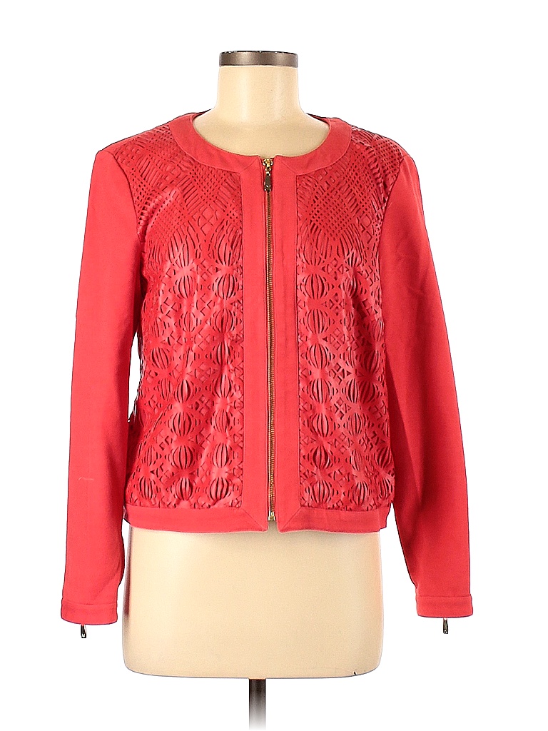 Peter Nygard Solid Pink Red Jacket Size M 79 off thredUP