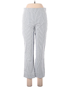 Hilary Radley Gray White Khakis Size M 