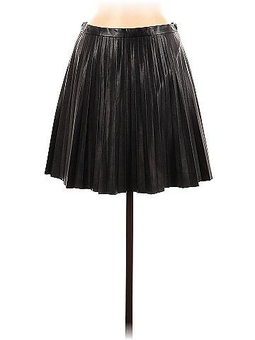 J.Crew Faux Leather Skirt - front