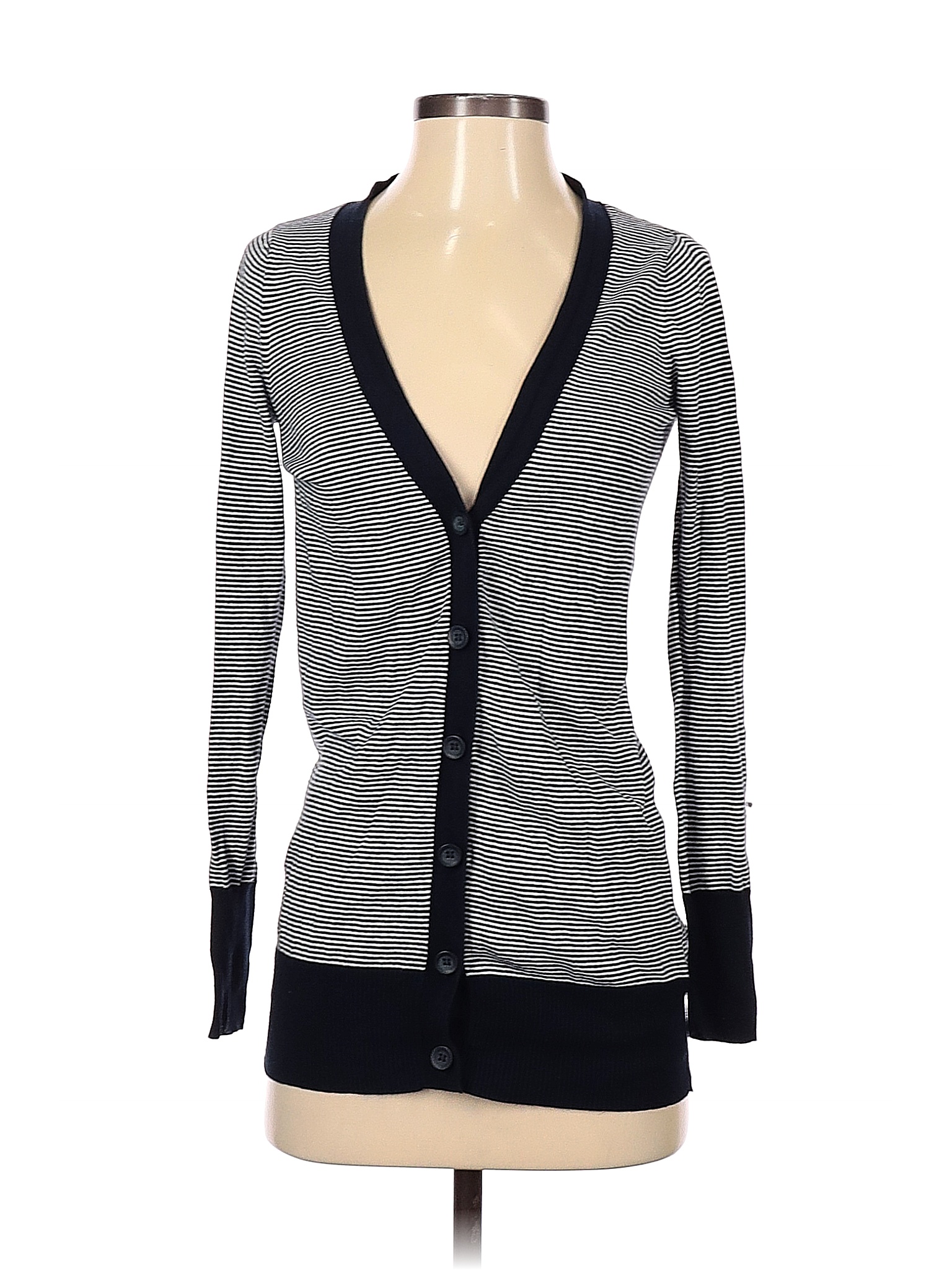 J.Crew Factory Store Stripes Blue Cardigan Size XS 88 off thredUP