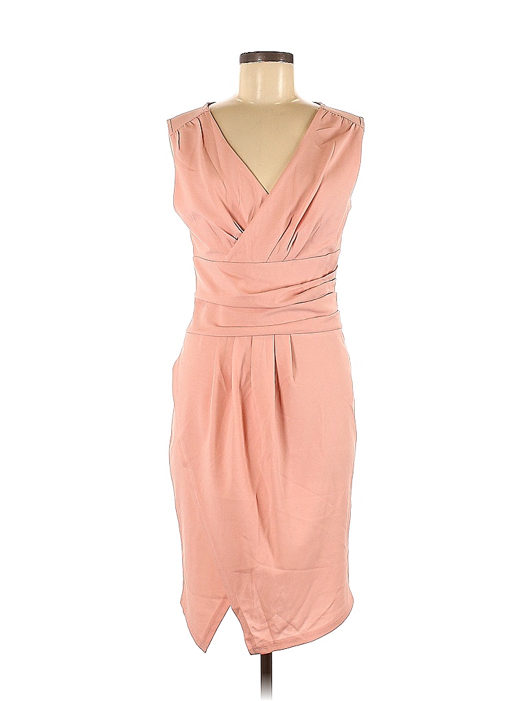 Sheilay Solid Pink Casual Dress Size M - 60% off | ThredUp