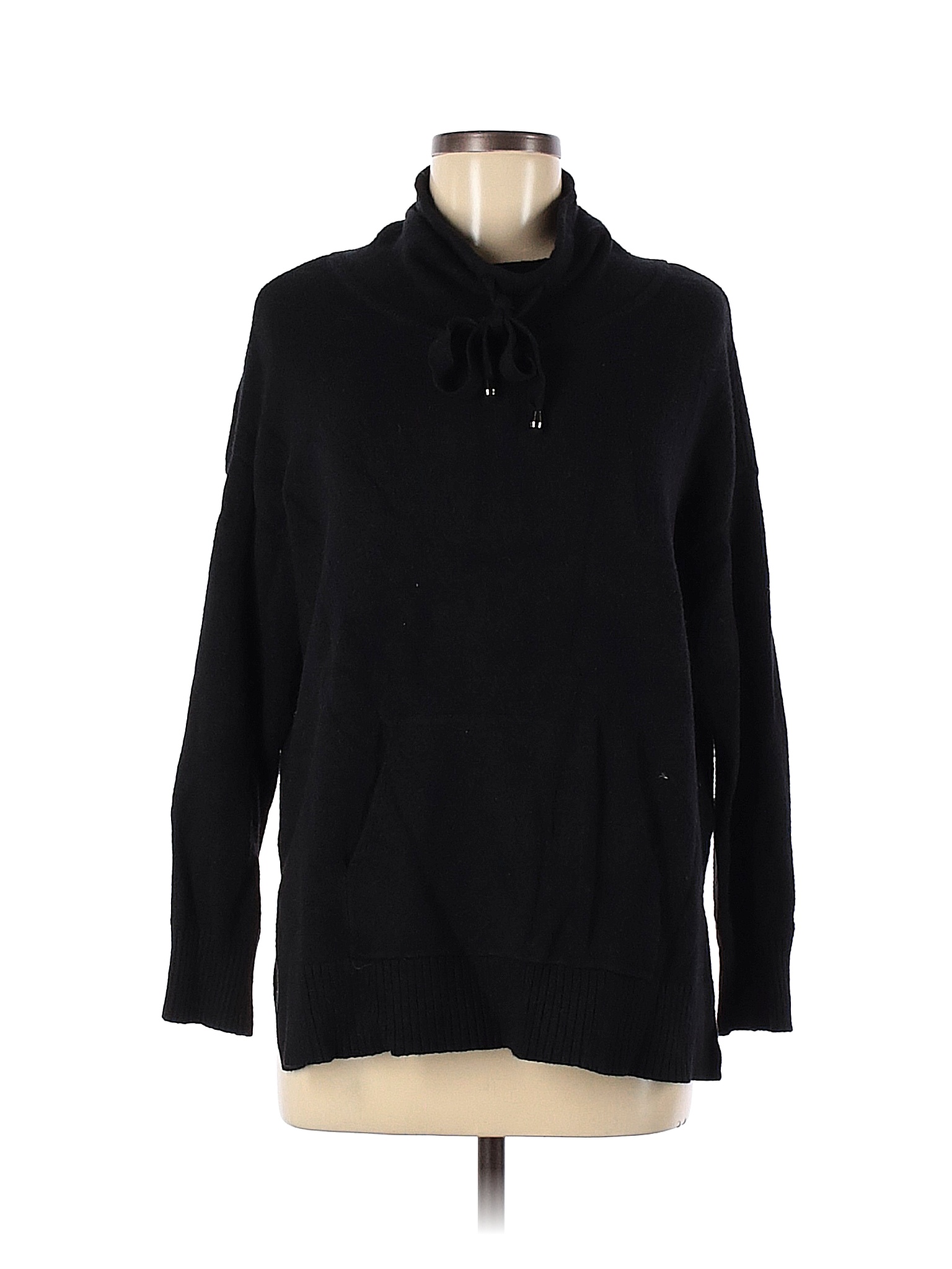 Cable & Gauge Solid Black Turtleneck Sweater Size M 75 off thredUP