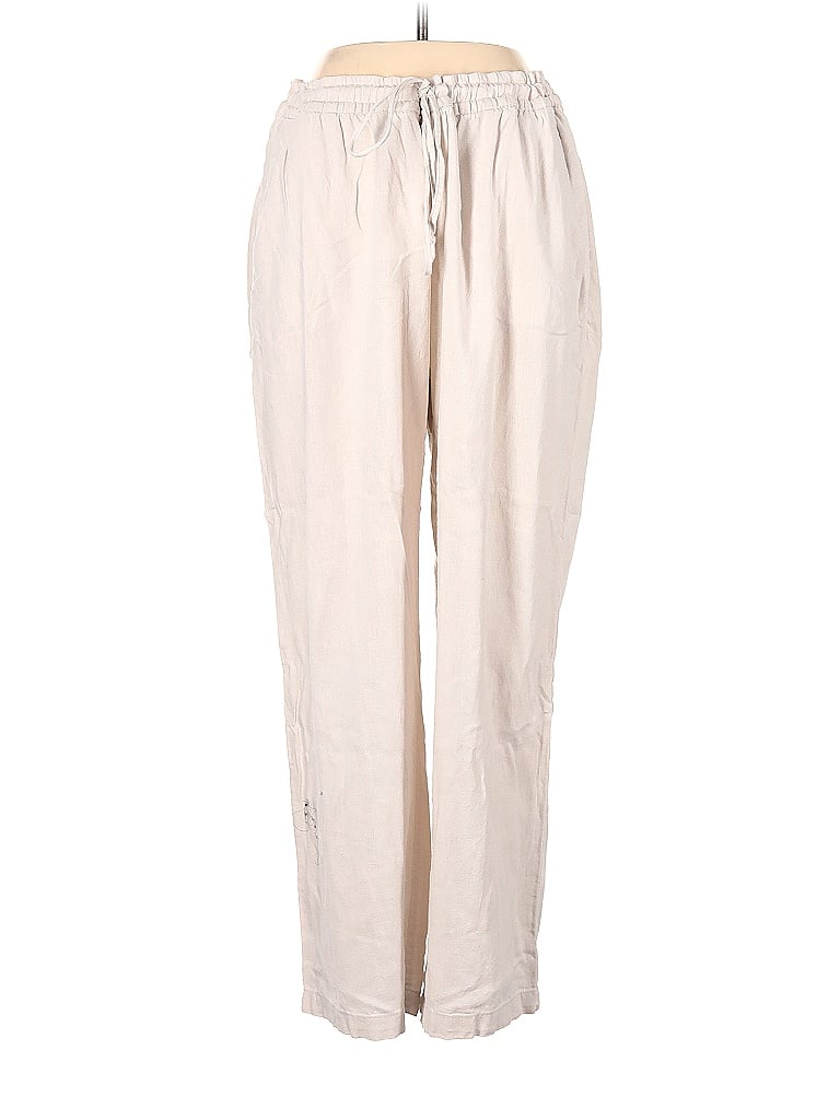 Old Navy Solid Ivory Casual Pants Size Xl - 50% Off 