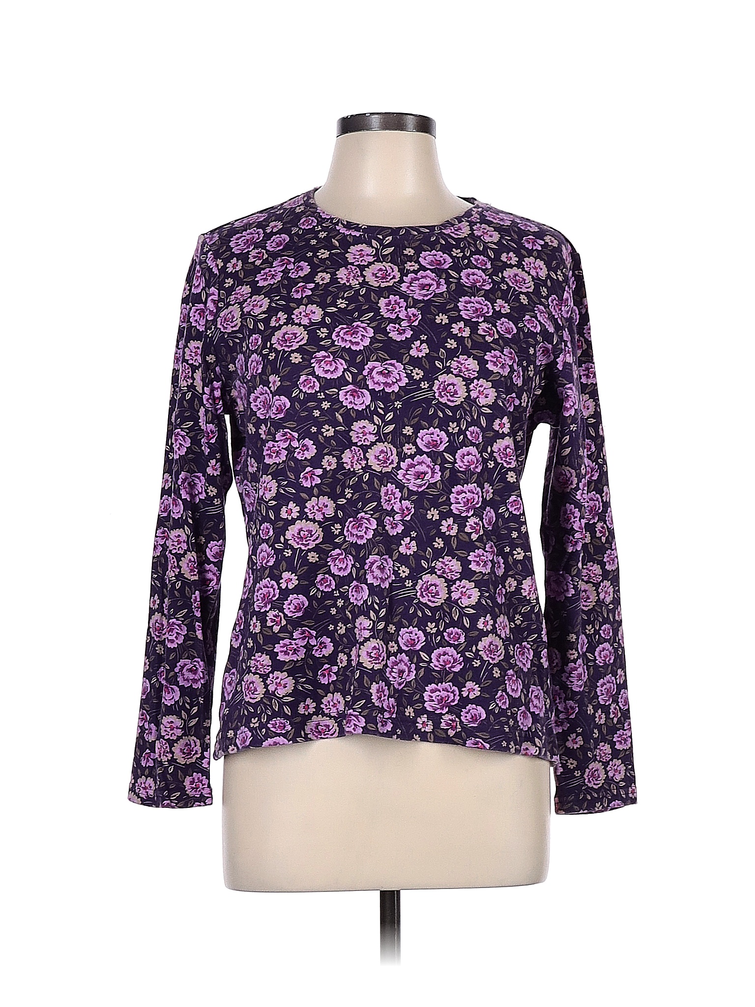 Basic Editions 100% Cotton Purple Long 