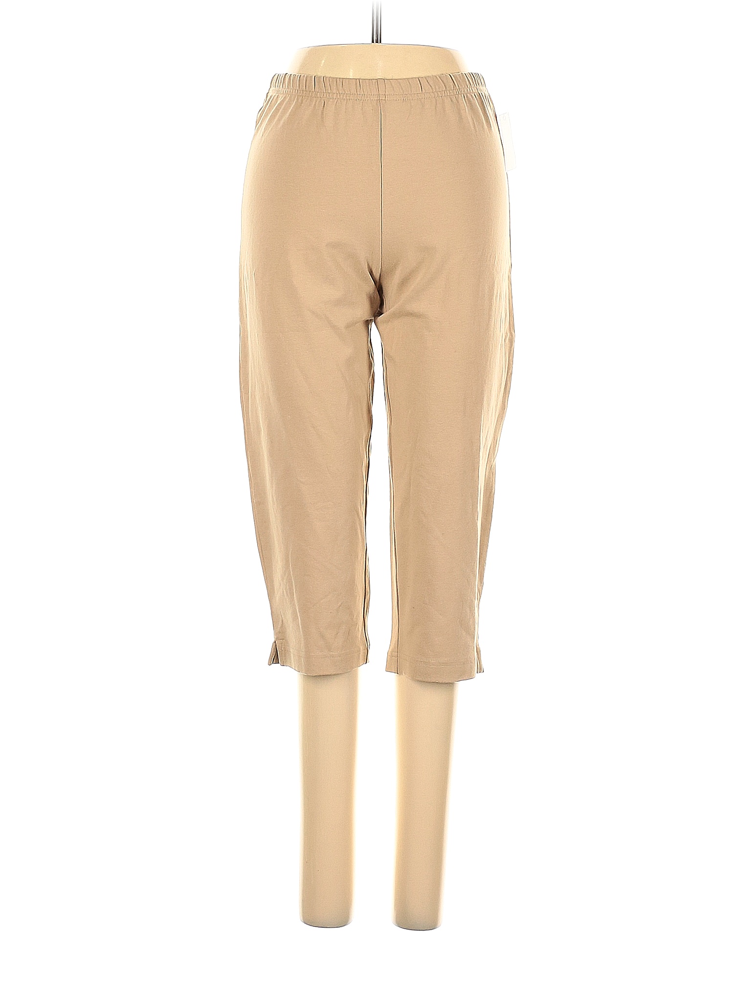 Basic Editions Solid Tan Leggings Size S 41 off thredUP