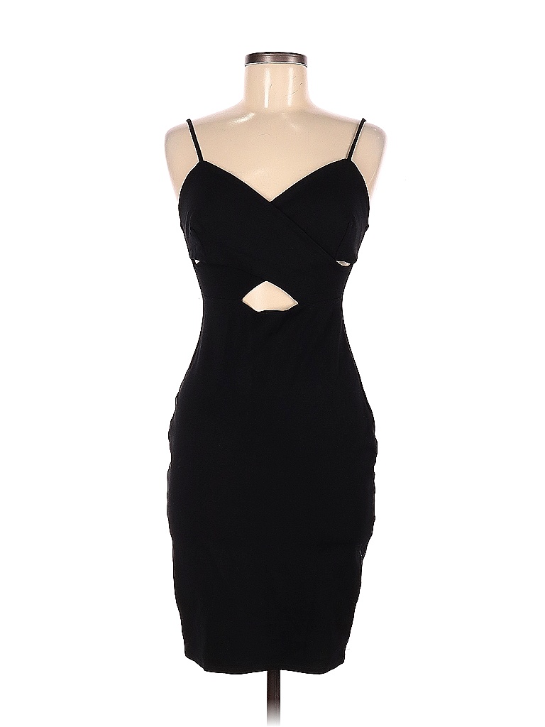 Rolla Coster Solid Black Cocktail Dress Size M - 62% off | thredUP