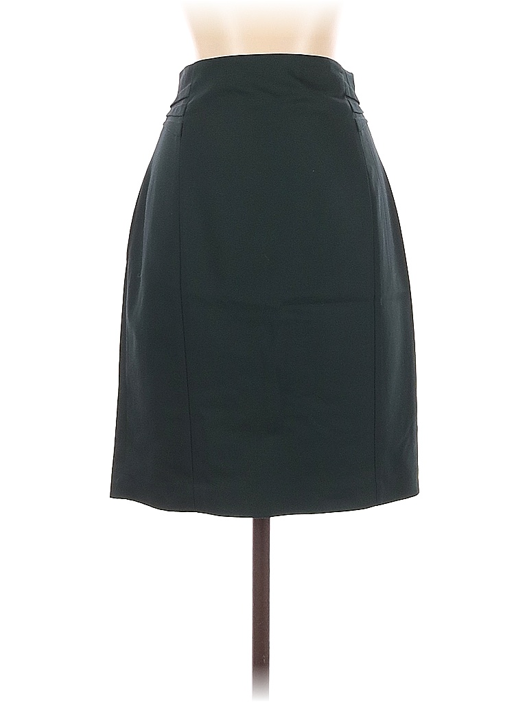 Express Solid Green Formal Skirt Size 4 78 off thredUP