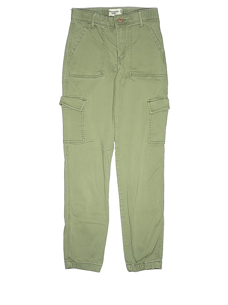 Abercrombie Solid Green Cargo Pants Size 15 16 71 off thredUP