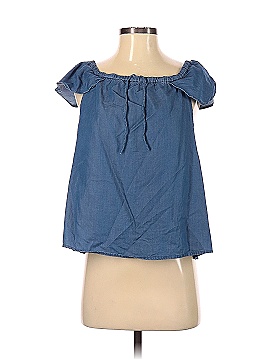 J.Crew Factory Store Short Sleeve Blouse (view 1)