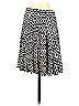 Ann Taylor LOFT Hearts Graphic Polka Dots Animal Print Leopard Print Black Casual Skirt Size S - photo 1