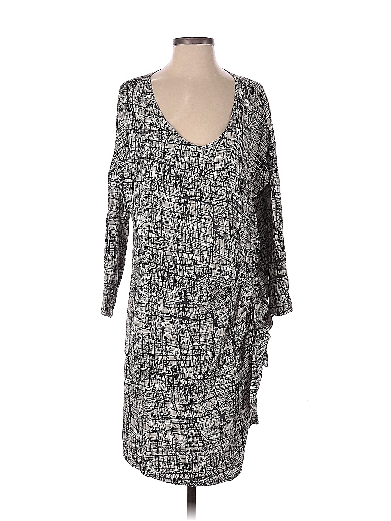 Bellerose 100% Viscose Gray Casual Dress Size 1 - photo 1