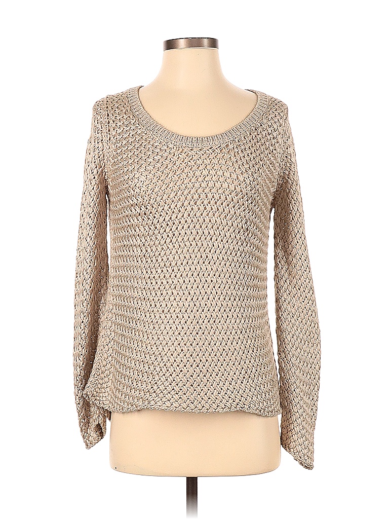 Massimo Dutti Solid Tan Pullover Sweater Size XS - 90% off | thredUP