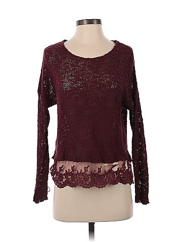 Woven Heart Long Sleeve Top (view 1)