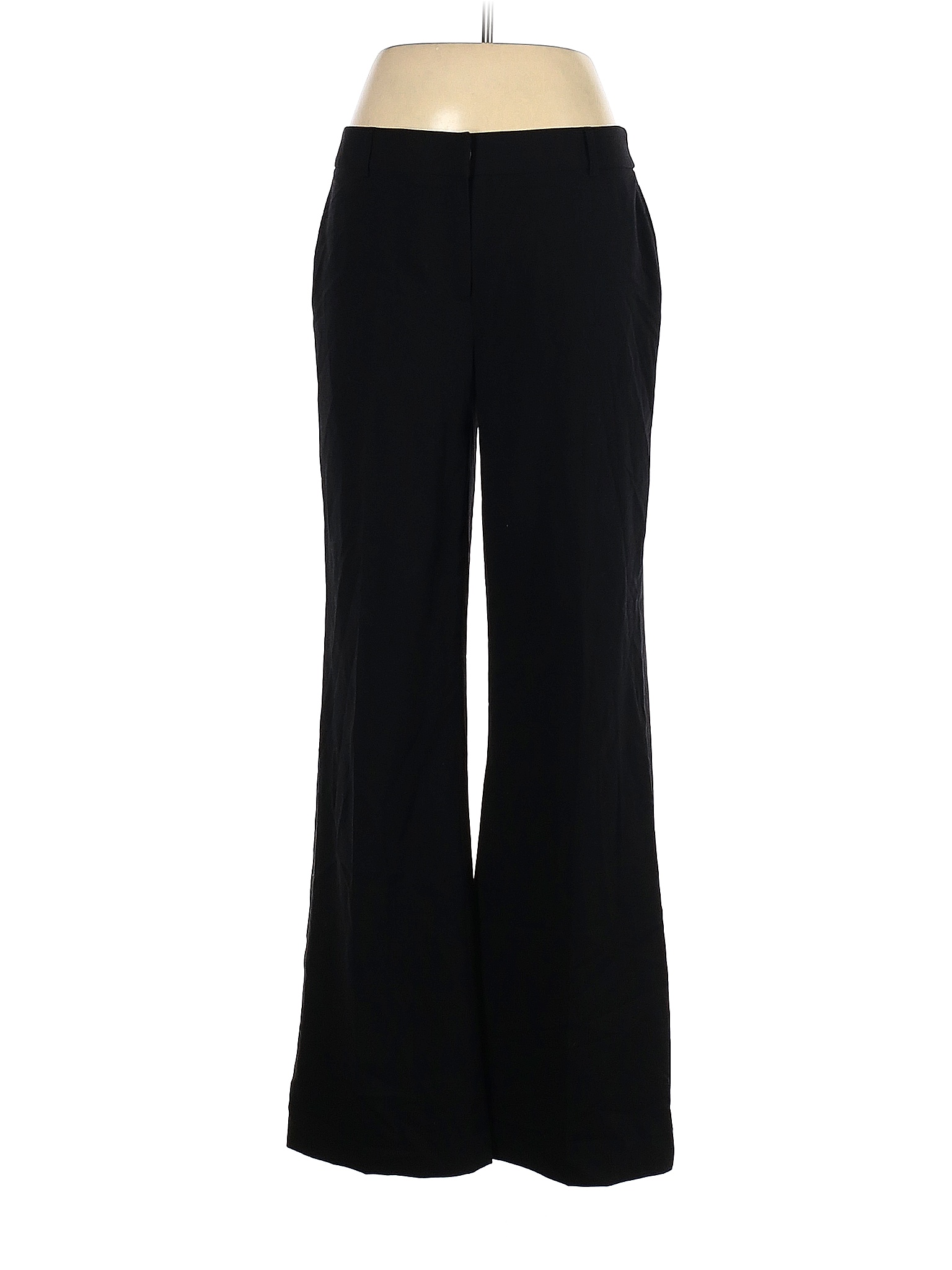 Apostrophe Solid Black Dress Pants Size 10 - 66% off | thredUP