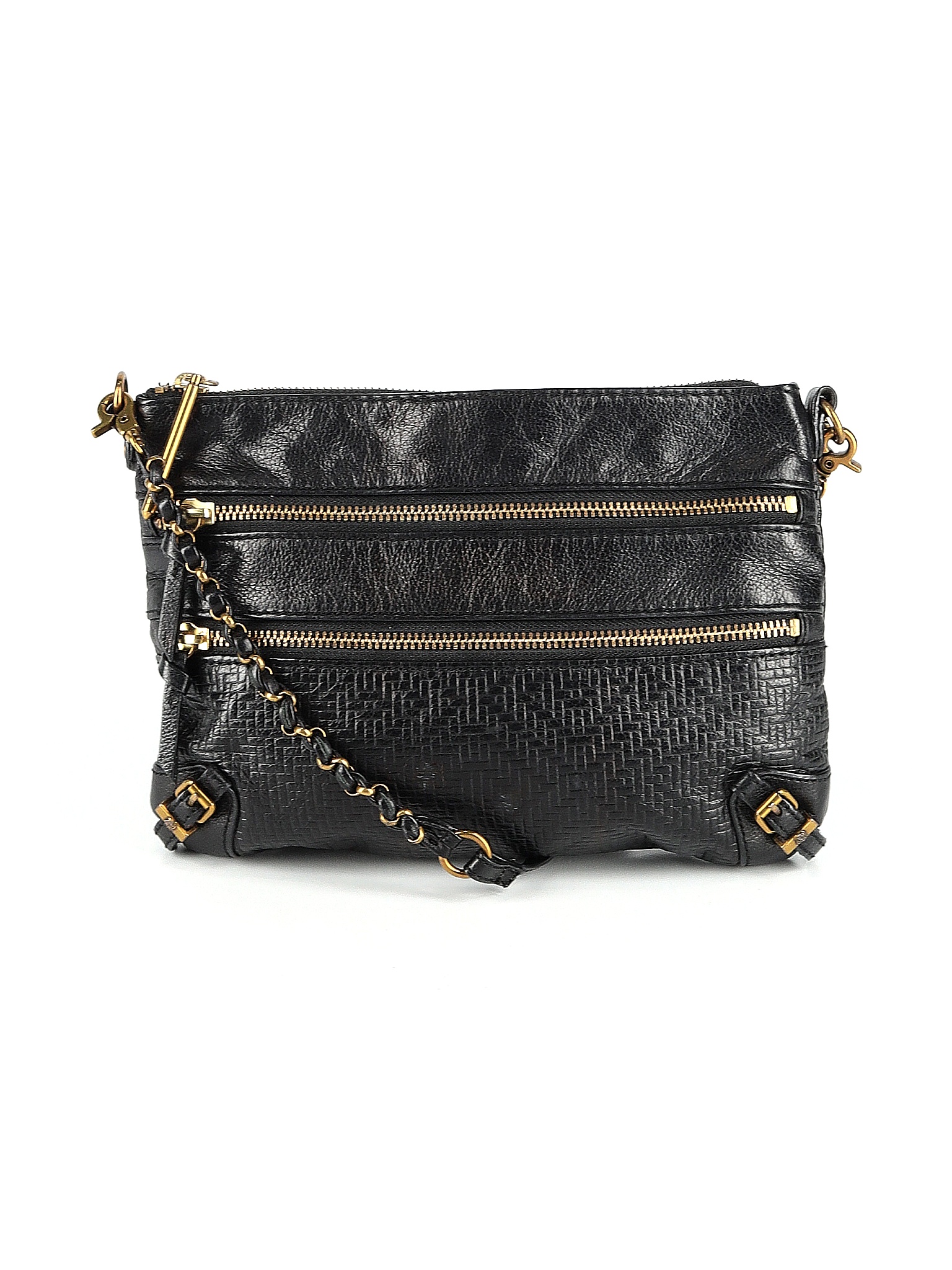 Elliott Lucca Solid Black Leather Crossbody Bag One Size - 71% off ...