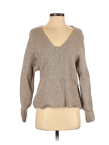 Woven Heart Pullover Sweater (view 1)