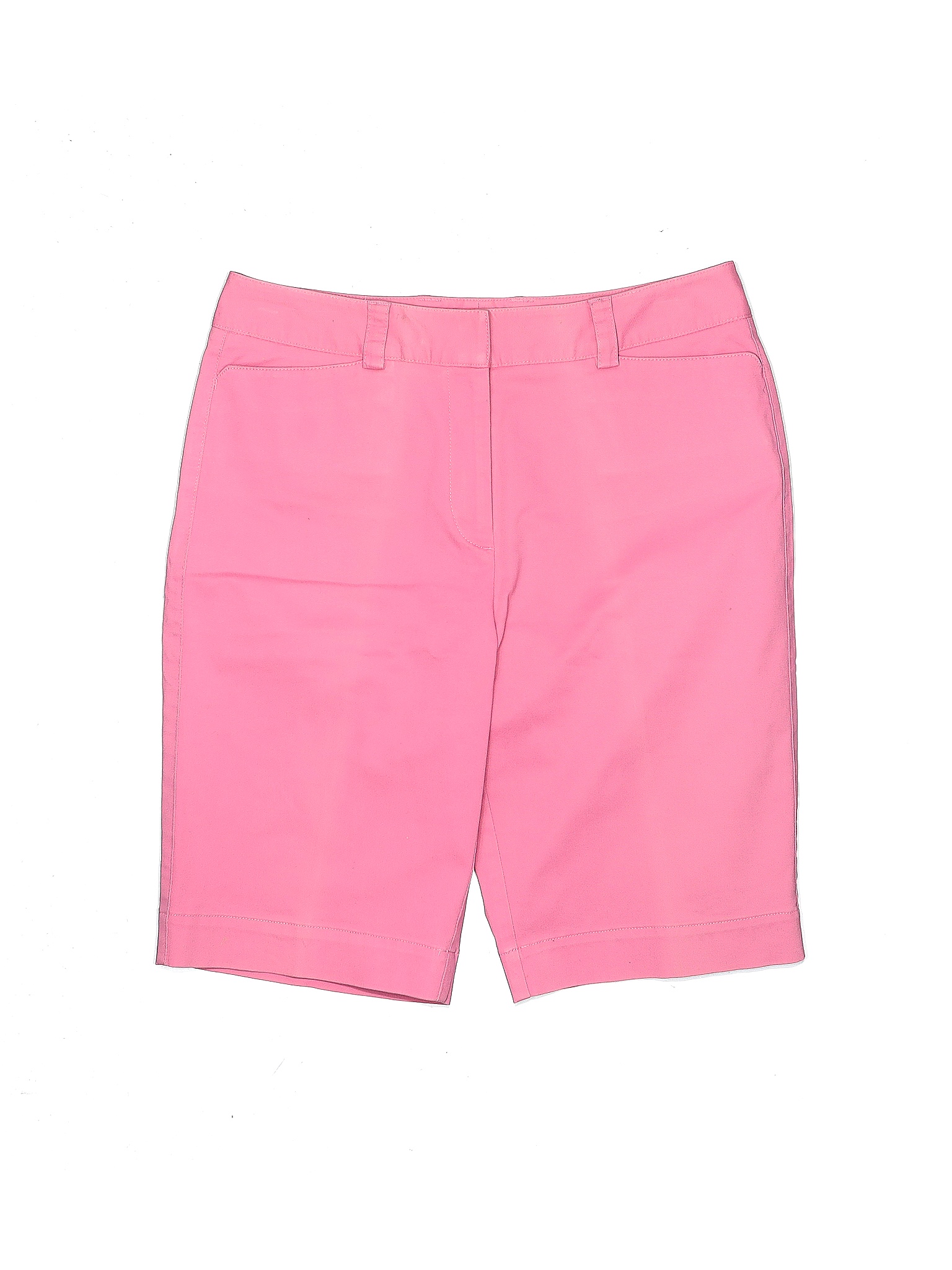 Talbots Solid Pink Khaki Shorts Size 8 80 off thredUP