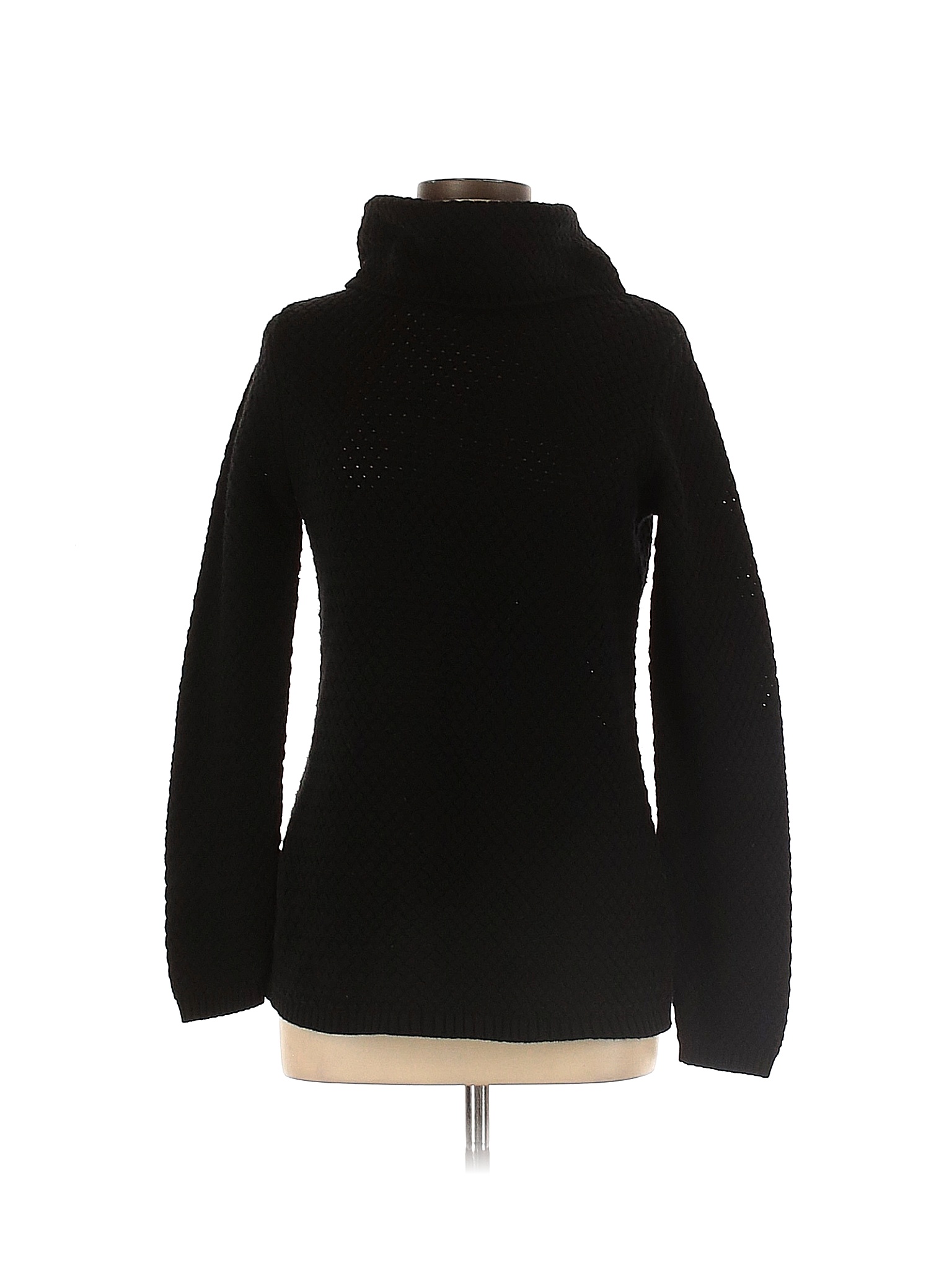Dana Buchman Solid Black Turtleneck Sweater Size M - 83% off | thredUP
