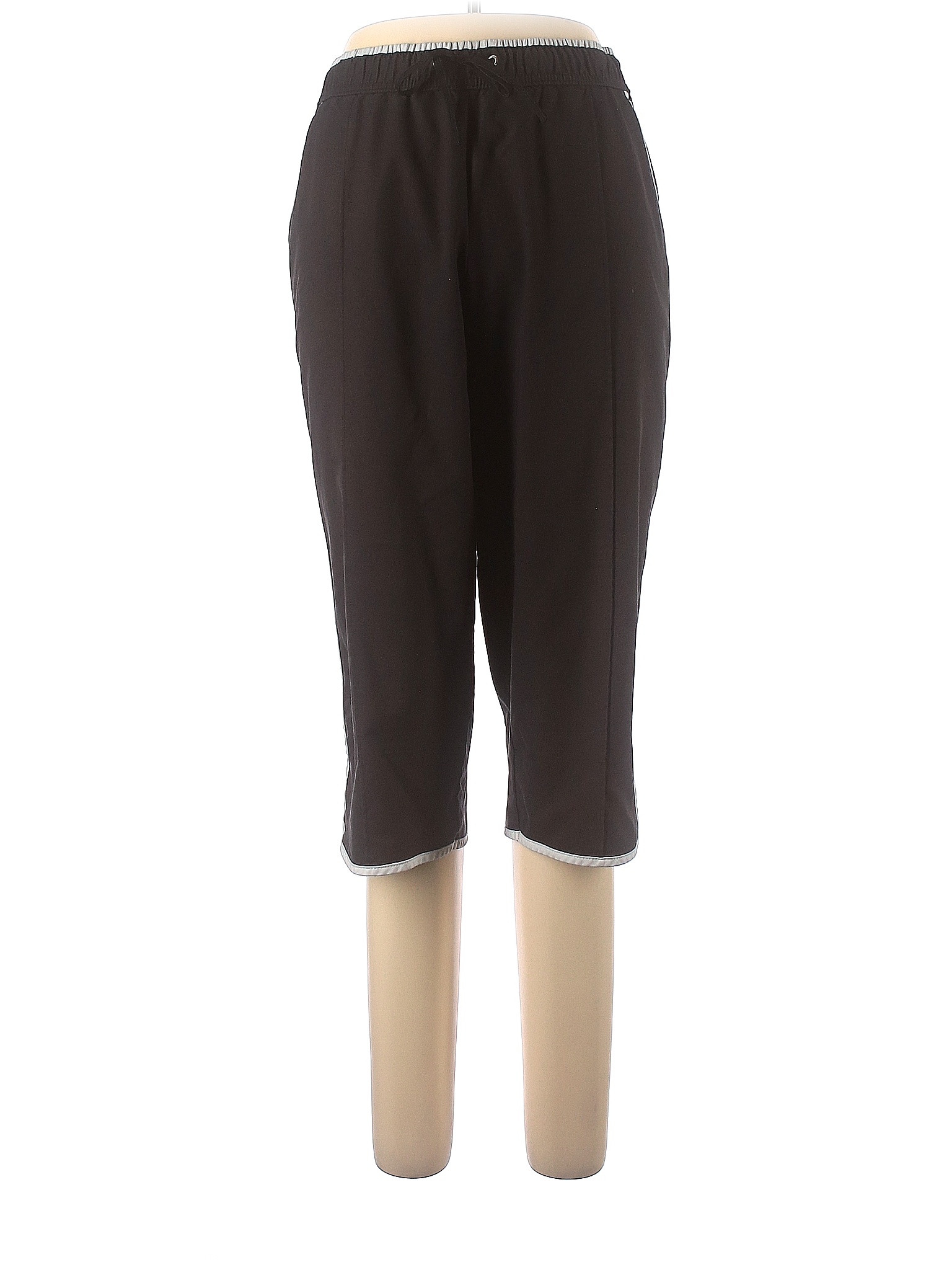 Made for Life Solid Brown Black Active Pants Size XL - 27% off | ThredUp
