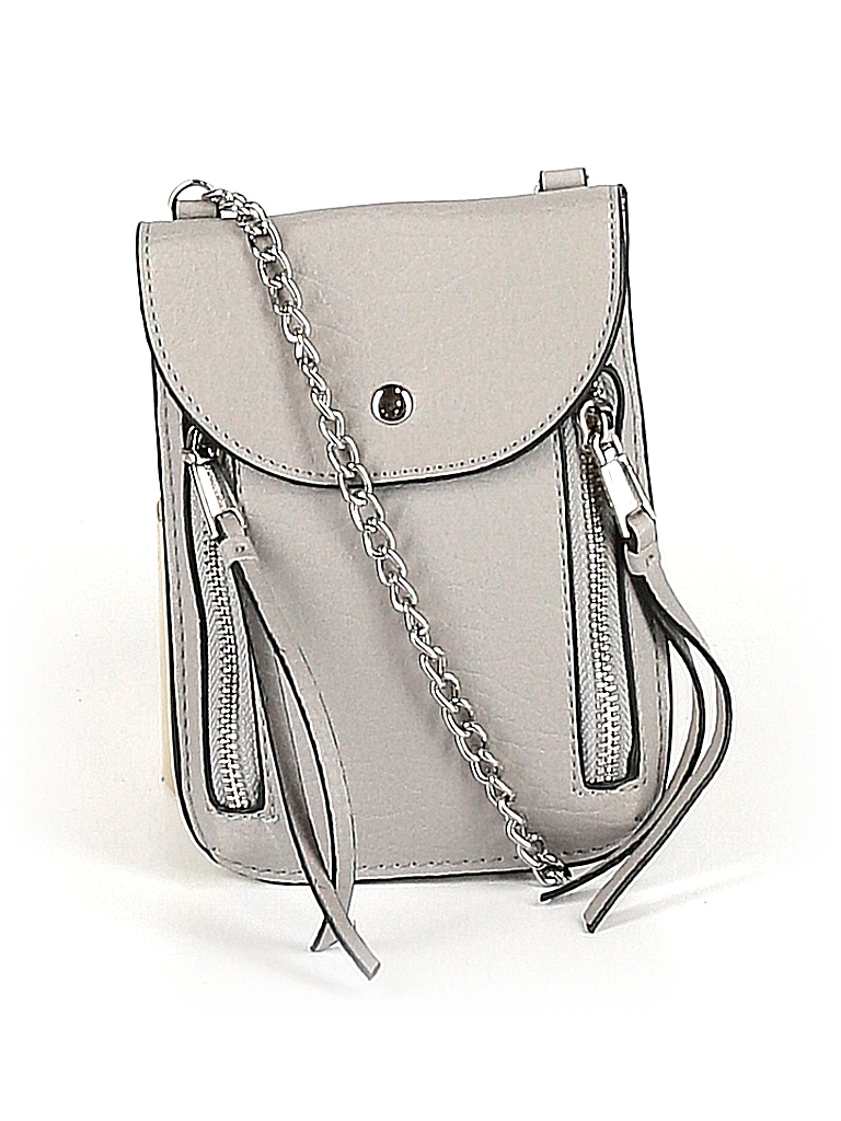 Kohl's Solid Gray Crossbody Bag One Size 46 off thredUP