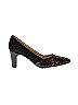 Brunate 100% Leather Black Heels Size 37.5 (EU) - photo 1