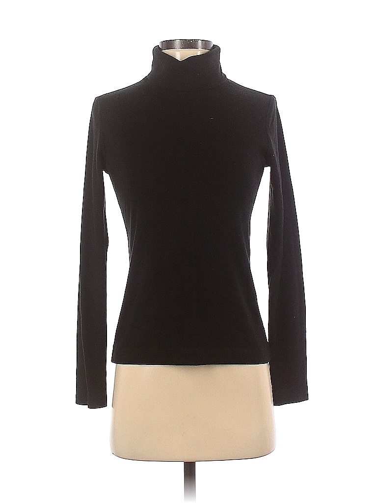 Uniqlo Solid Black Turtleneck Sweater Size S - 60% off | thredUP