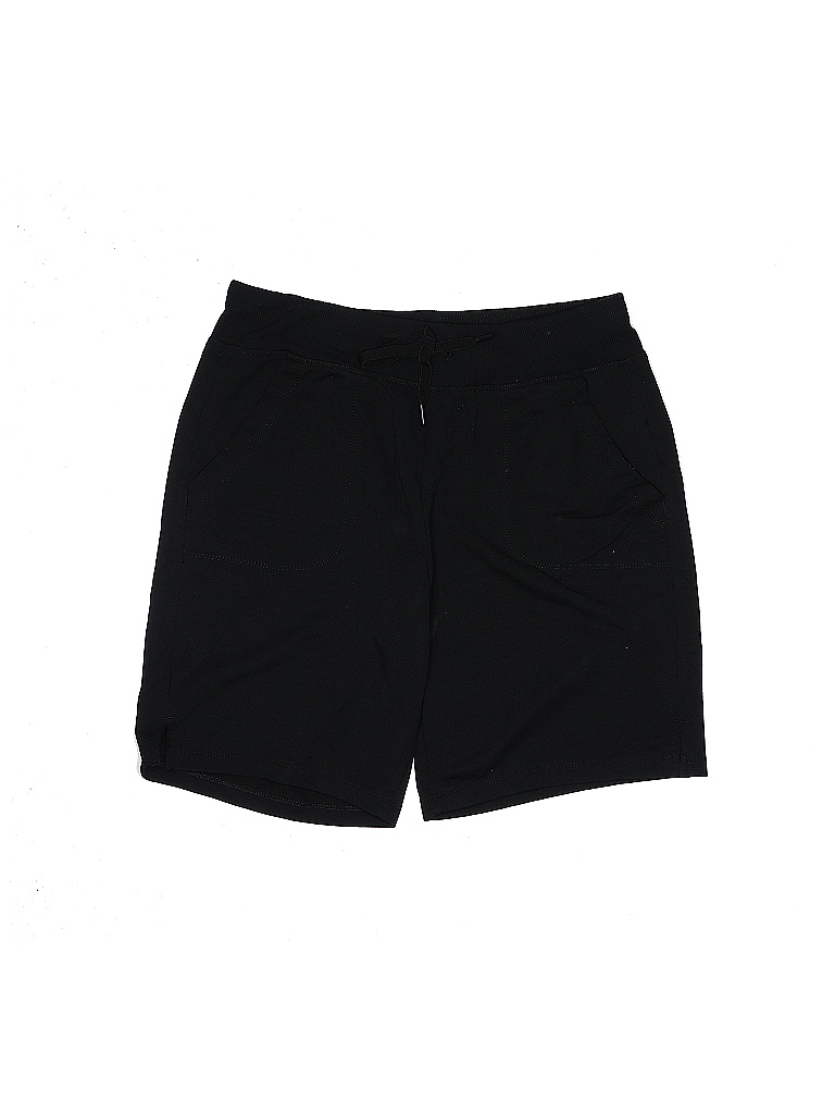 Athletic Works 100 Recycled Polyester Solid Black Athletic Shorts Size 8 10 33 off thredUP