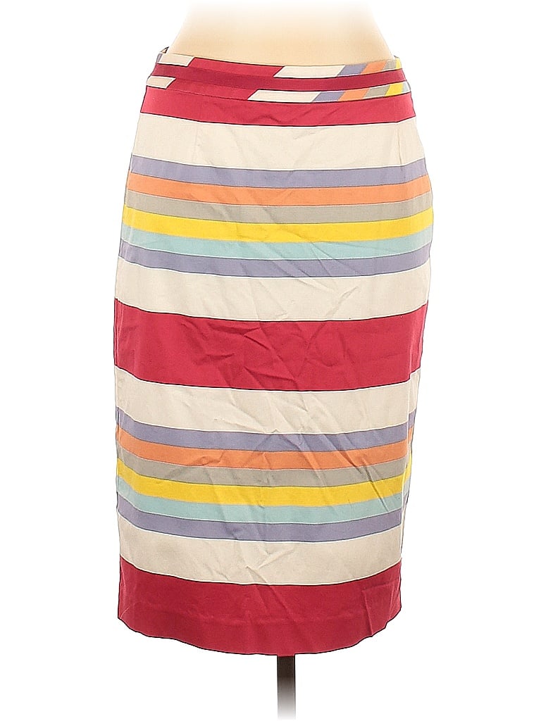 Boden Stripes Multi Color Burgundy Casual Skirt Size 10 - 76% off | thredUP