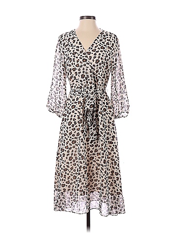 Ann taylor clearance loft leopard dress