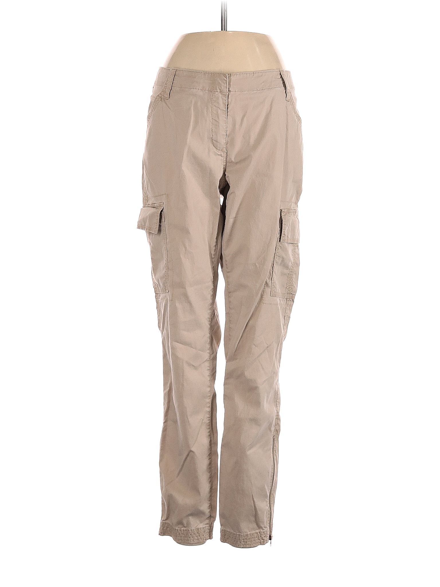 Eileen Fisher Brown Green Cargo Pants 
