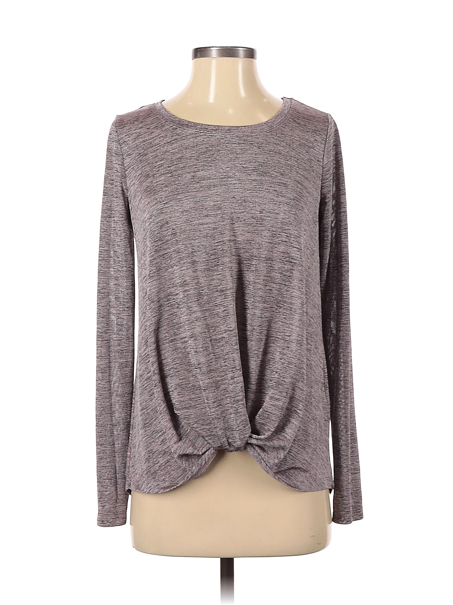 Jane and Delancey Gray Pink Long Sleeve Top Size S - 72% off | thredUP