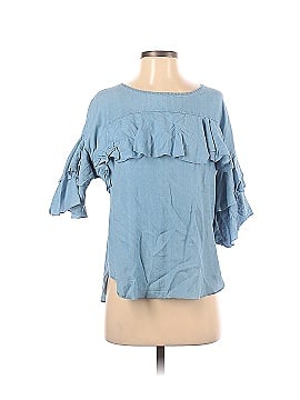 LC Lauren Conrad Short Sleeve Blouse (view 1)