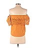 Socialite Orange Sleeveless Blouse Size S - photo 2