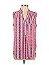 Tacera 100% Polyester Pink Sleeveless Blouse Size S - photo 1