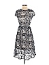 Elodie Paisley Tweed Chevron-herringbone Graphic Gray Cocktail Dress Size XS - photo 1
