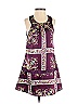 Max Rave 100% Polyester Paisley Purple Casual Dress Size XS - photo 1