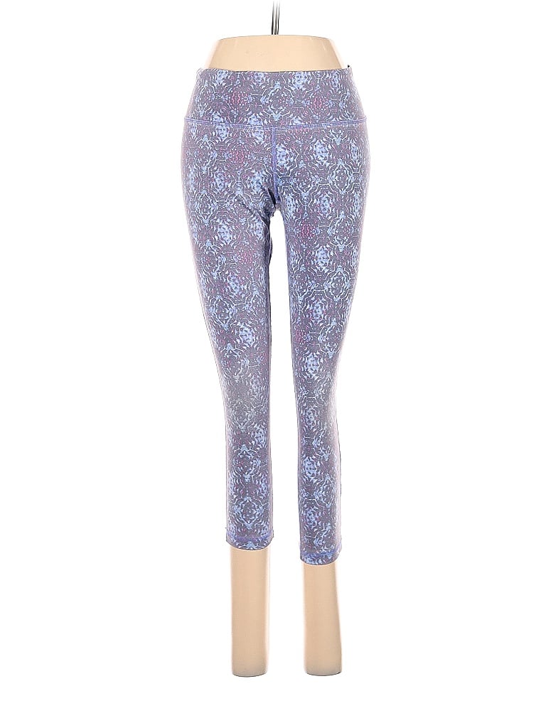 Pre-owned Te Verde Leggings In Purple