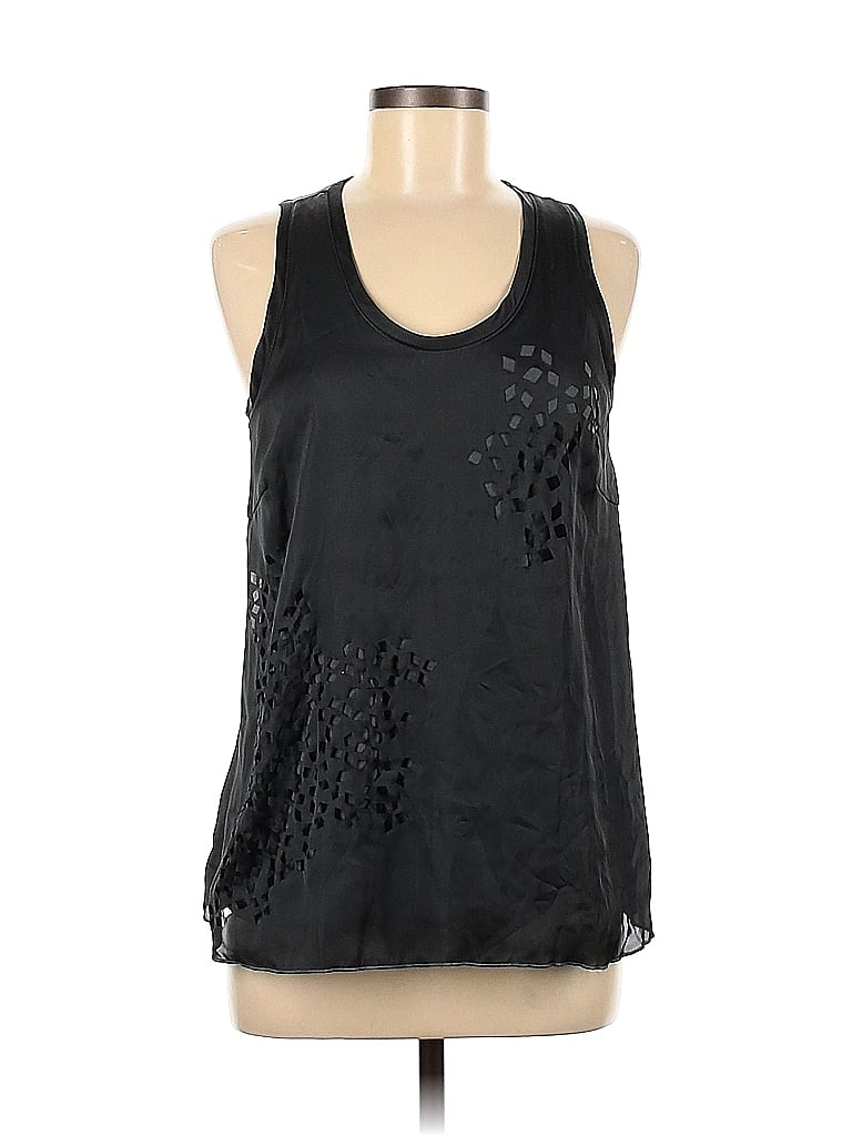 Pre-owned Gap Sleeveless Blouse In Black