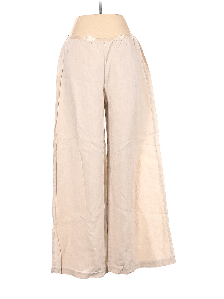 Sigrid Olsen 100% Linen Solid Tan Ivory Linen Pants Size S - 82% off ...
