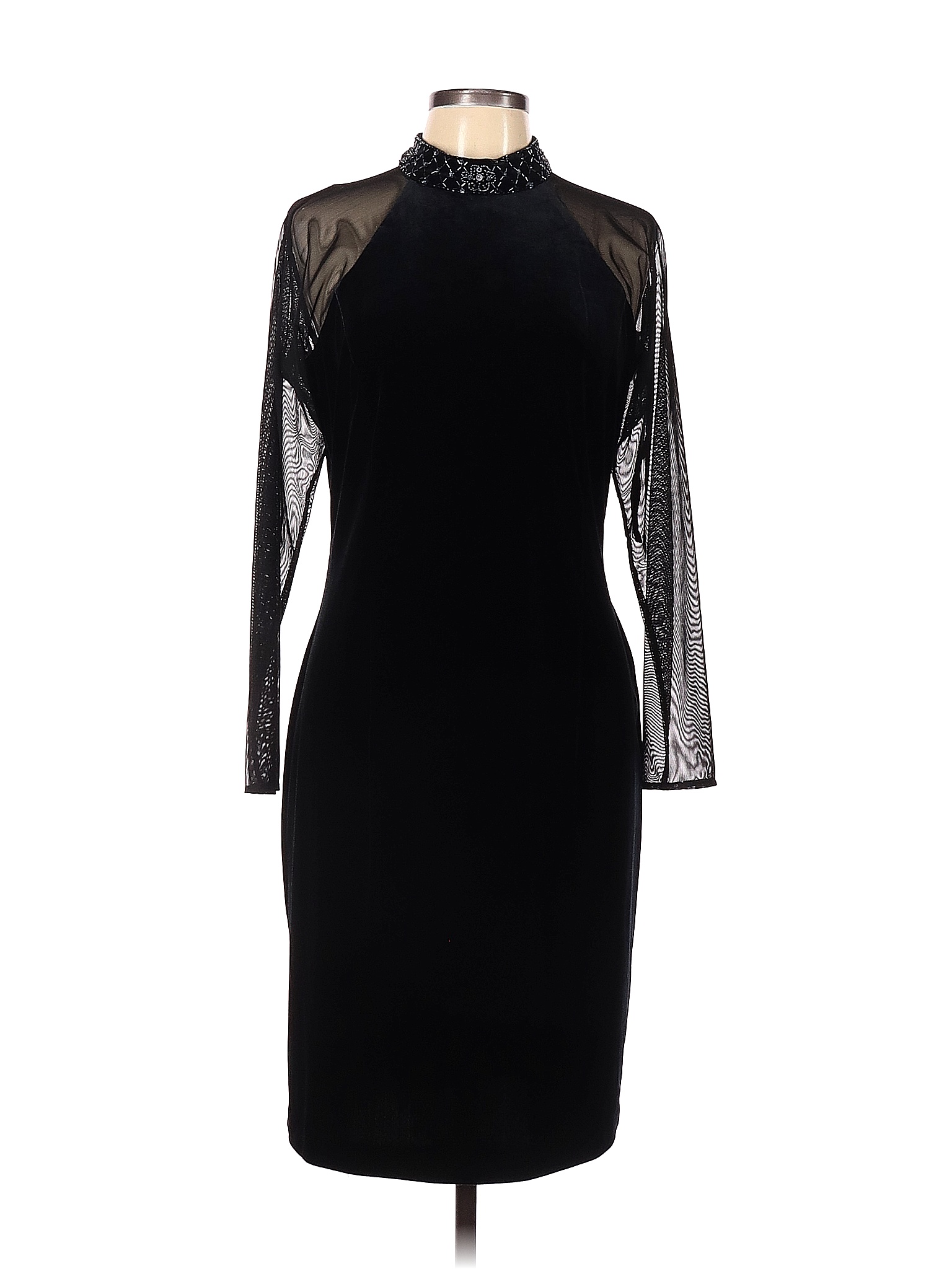 Jessica Howard Solid Black Cocktail Dress Size 12 70 off ThredUp