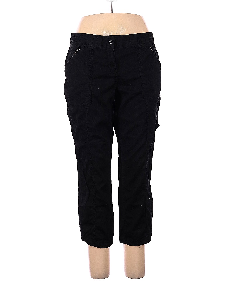 New York & Company 100% Cotton Solid Black Cargo Pants Size 16 - 73% ...