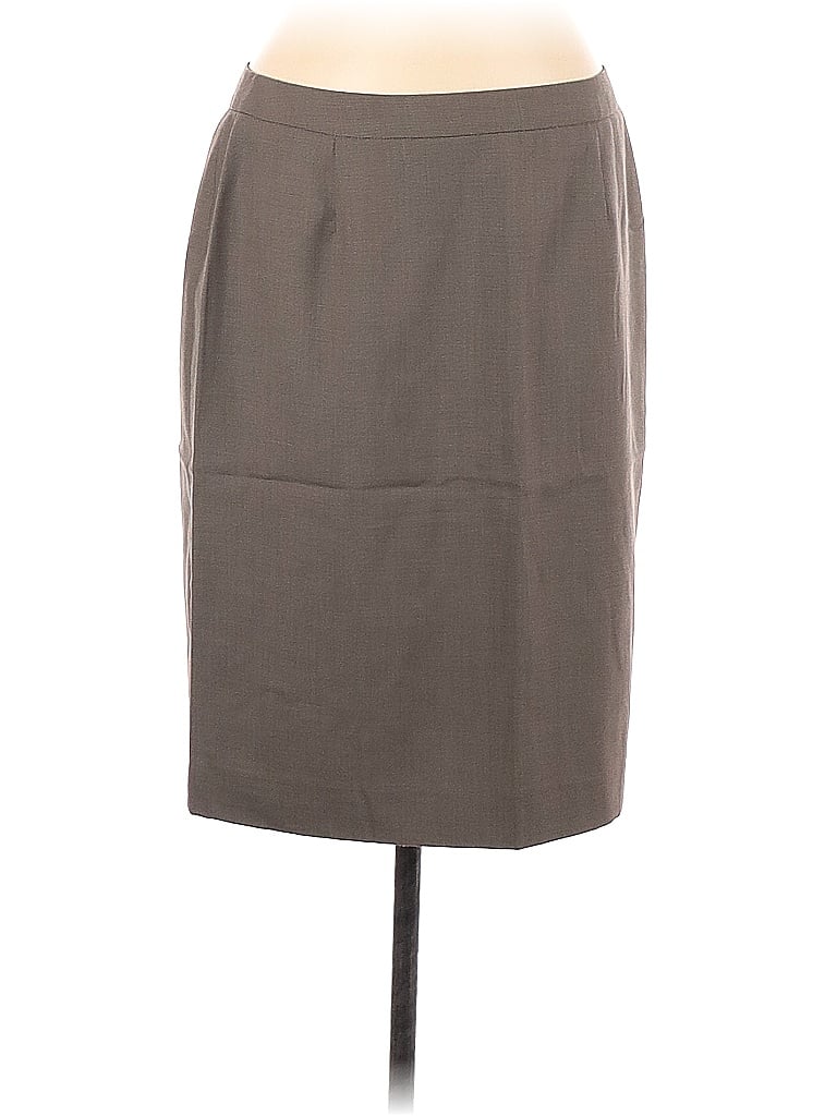 Nine West Gray Green Casual Skirt Size 8 - photo 1